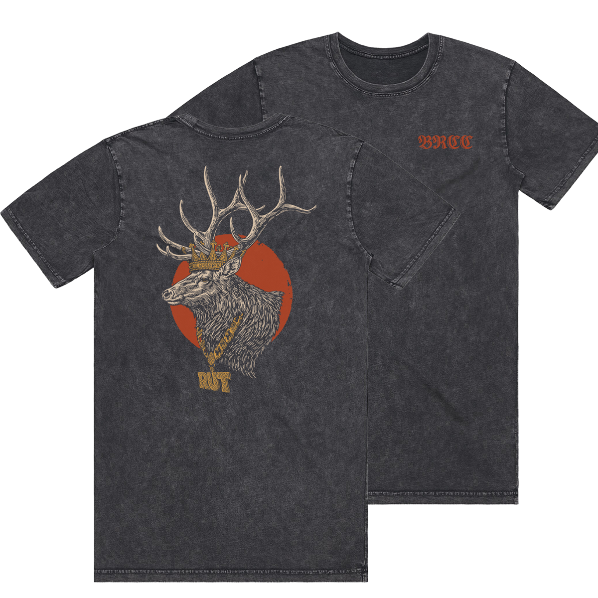 Royal Elk T-Shirt, Black Stone
