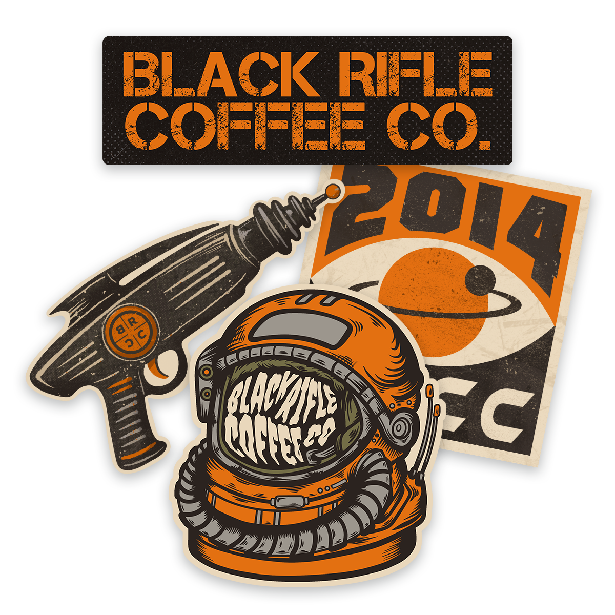 Caffeinate Mars Sticker Club Pack